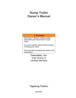 Midsota Bumper Pull Dump Trailers.indd