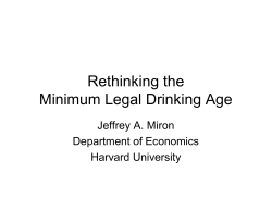 Does the Minimum Legal Drinking Age Save Lives