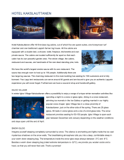 hotel kakslauttanen - Five Stars of Scandinavia