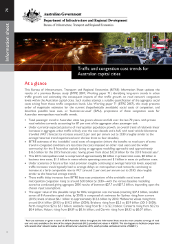 PDF: 1747 KB - Bureau of Infrastructure, Transport and Regional