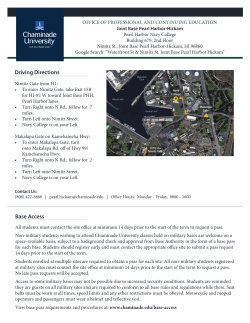 PACE Pearl Harbor Map.indd - Chaminade University of Honolulu