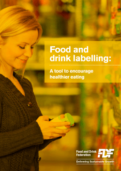 Food and drink labelling toolkit