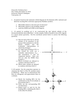 Problems Set 6