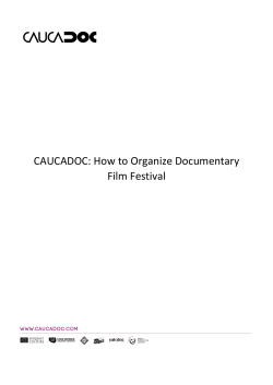 DOWNLOAD CAUCADOC How to Organize Documentary Film