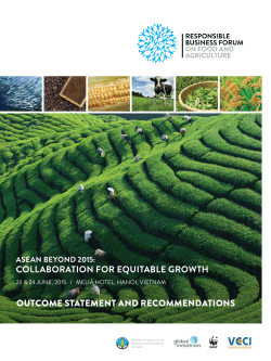 Outcome Statement and Recommendations