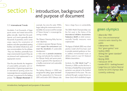 section 1: introduction, background and purpose of document