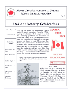 March 2009 - Moose Jaw Multicultural Council