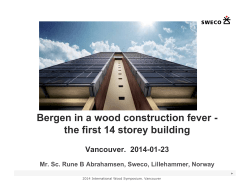 Bergen in a wood construction fever