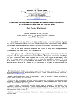 Conf&eacute;rence anglais Marrakech dern&egrave;re version - Marie