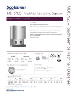 MDT5N25 - Scotsman Ice Systems