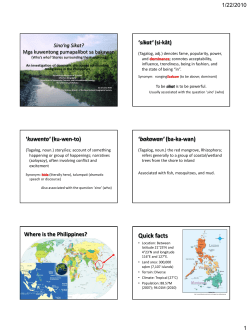 Mga kuwentong pumapalibot sa bakawan