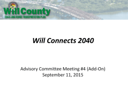 Presentation - Will Connects 2040