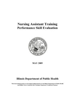 Nursing Assistant Training - Illinois Nurse Aide Testing