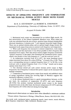 effects of operating frequency and temperature on mechanical