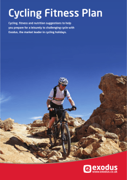 EX867 CYCLING FITNESS PLAN
