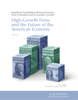 High-Growth Firms and the Future of the