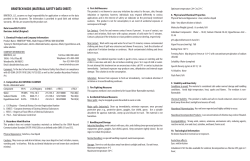 SHEET) BRIOTECH MSDS (MATERIAL SAFETY DATA SHEET)