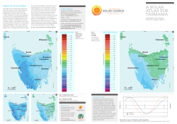 A SolAr ATlAS for TASMANIA