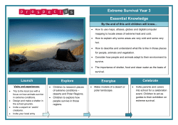 Extreme Survival Overview