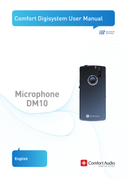 Microphone DM10 - Comfort Audio AB