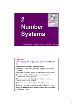 2 Number Systems