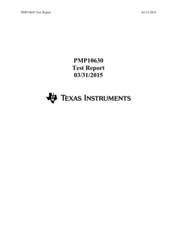 Test Data - Texas Instruments