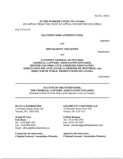 Intervener Criminal-Lawyers-Association