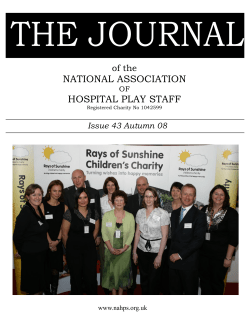 NAHPS Journal &ndash; Autumn 2008