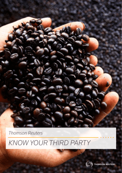 Know your third party