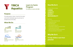 Learn more about the swim levels for Learn to Swim