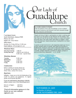 Nov. 29, 2009 - Our Lady of Guadalupe