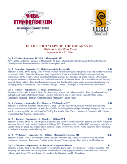 Day 1, Tues - Arrive Mpls