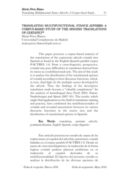TRANSLATING MULTIFUNCTIONAL STANCE ADVERBS