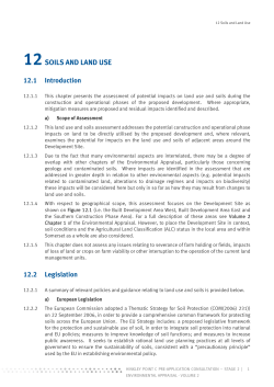 12SOILS AND LAND USE