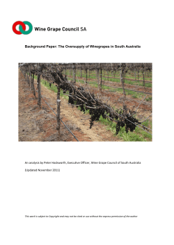 cost - Wine Grape Council of South Australia