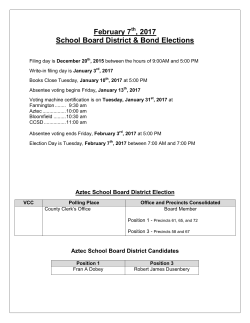 School Election Information