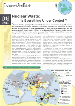 Nuclear Waste: