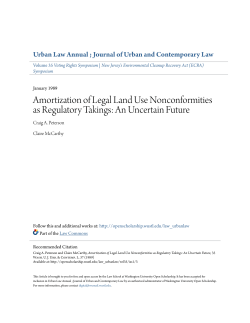 Amortization of Legal Land Use Nonconformities as Regulatory