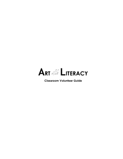 Classroom Volunteer Guide - Art Literacy Hallinan Elementary