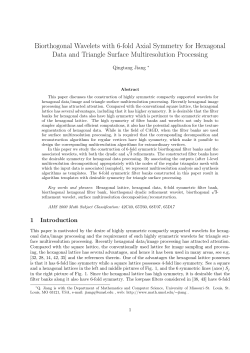 Biorthogonal Wavelets with 6-fold Axial Symmetry for Hexagonal