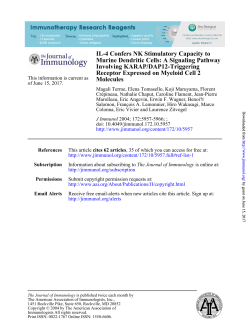 Molecules Receptor Expressed on Myeloid Cell 2 Involving KARAP