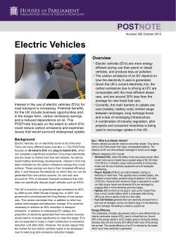 Electric Vehicles