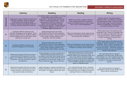 Modern Foreign Languages