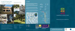 Be part of a world class research community. Location.