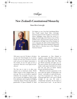 New Zealand`s Constitutional Monarchy