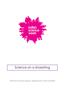 Science on a shoestring