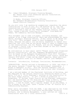 D Franklin - Thanet District Council