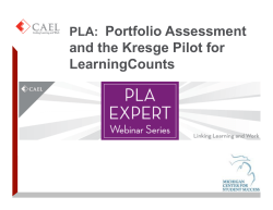 presentation - Michigan Community College Association