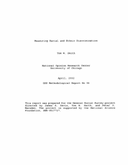 MR096 - General Social Survey