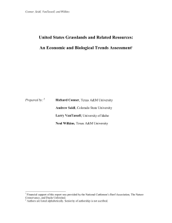 United States Grasslands and Related Resources